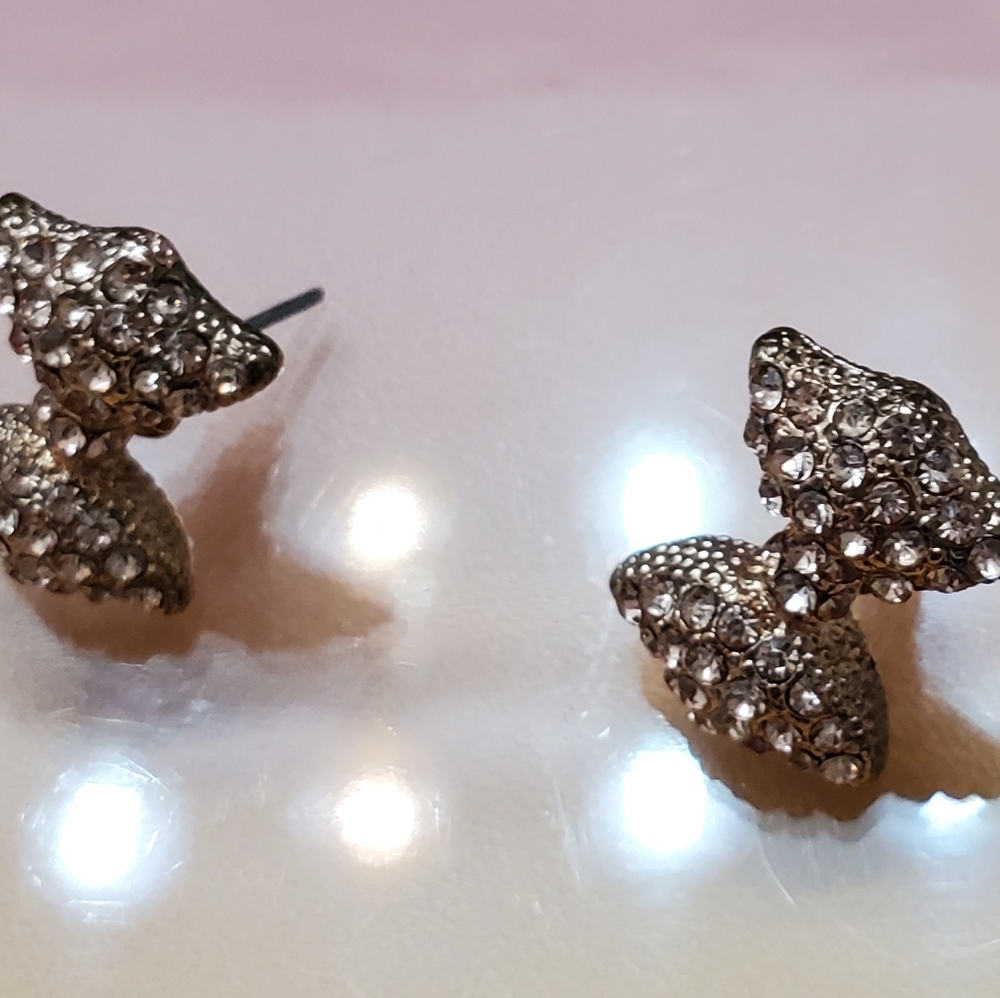 Rose Gold tone earrings